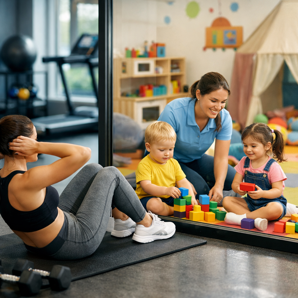 Family-Friendly Gyms With Childcare and Child Watch Near You