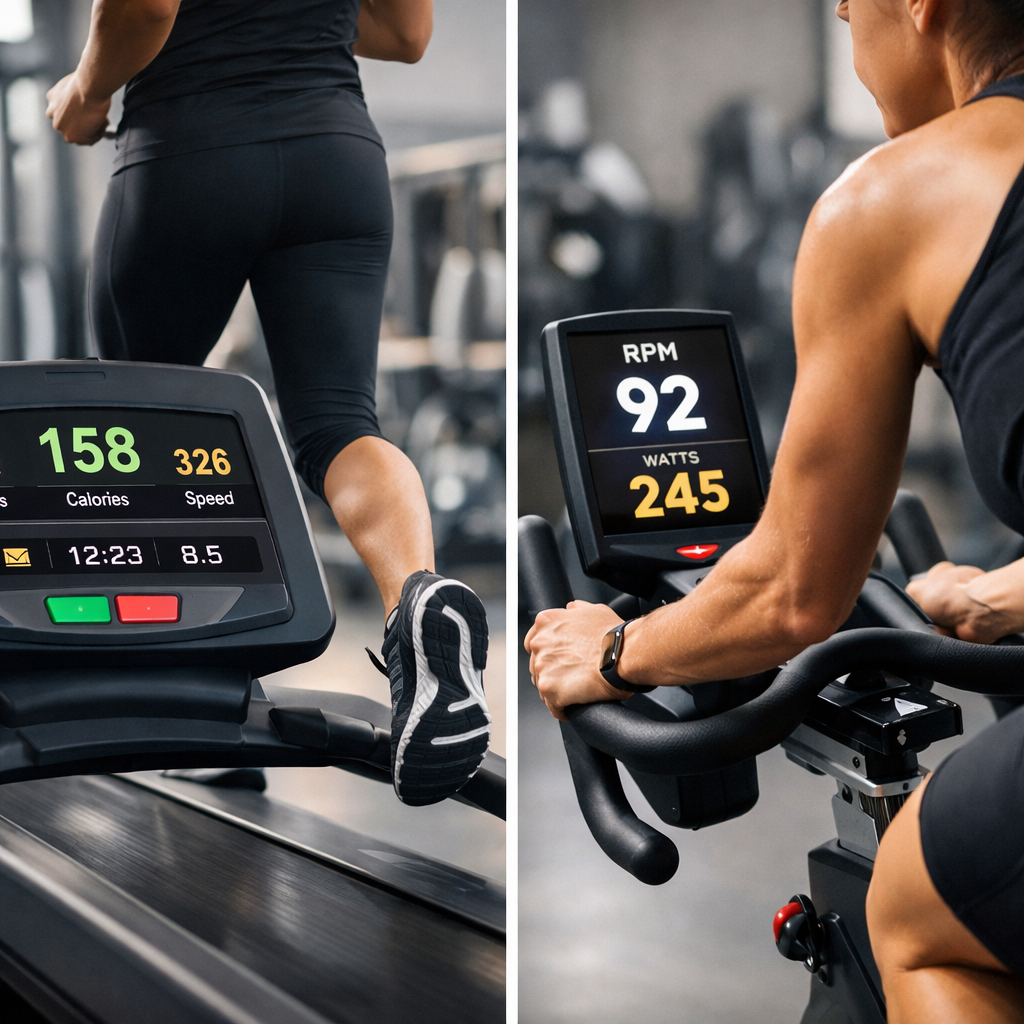 HIIT, Calories, Impact: Treadmill or Exercise Bike for You?