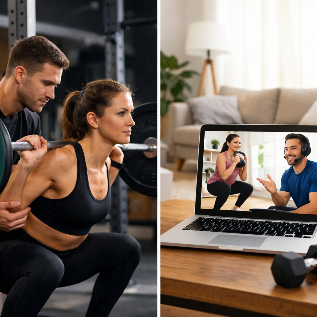 Online vs In Person: Choosing a Strength Training Personal Trainer