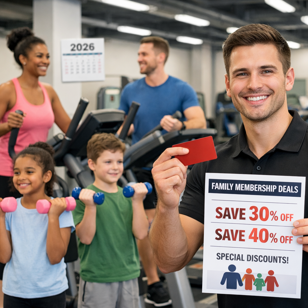 Top Family and Multi-Person Gym Membership Deals in 2026